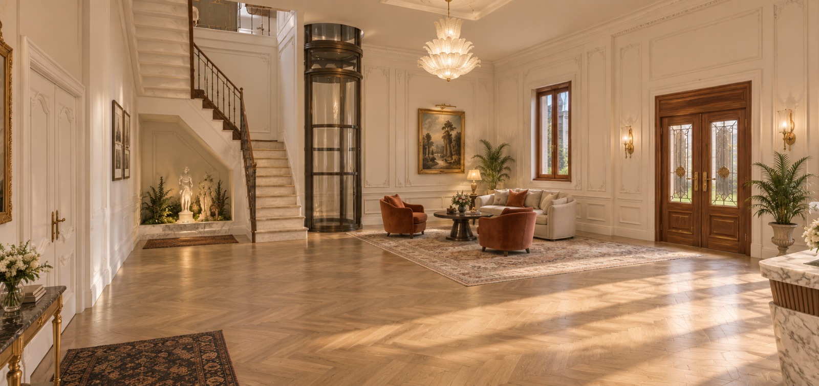 Sala de Estar Atenea, Primer Piso