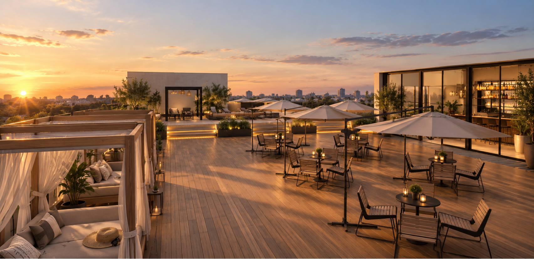Bar Nácar, Terraza